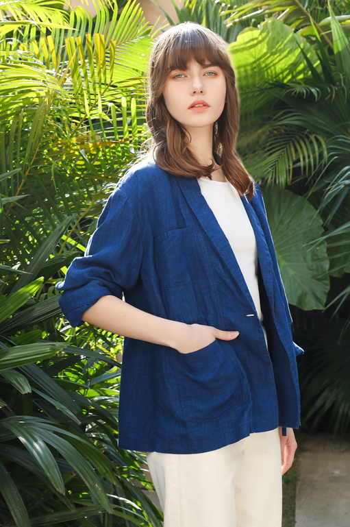 Lightweight Linen Jacket Womens