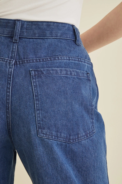 Organic Cotton Denim Trousers