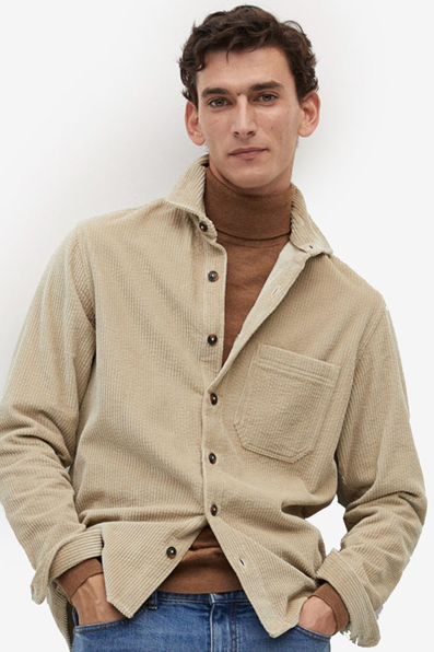 Mens Sustainable Corduroy Shirts